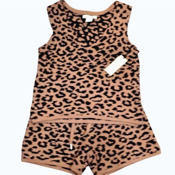 Cupcakes & Cashmere Leopard Print Loungewear Set - Picture 2 of 5